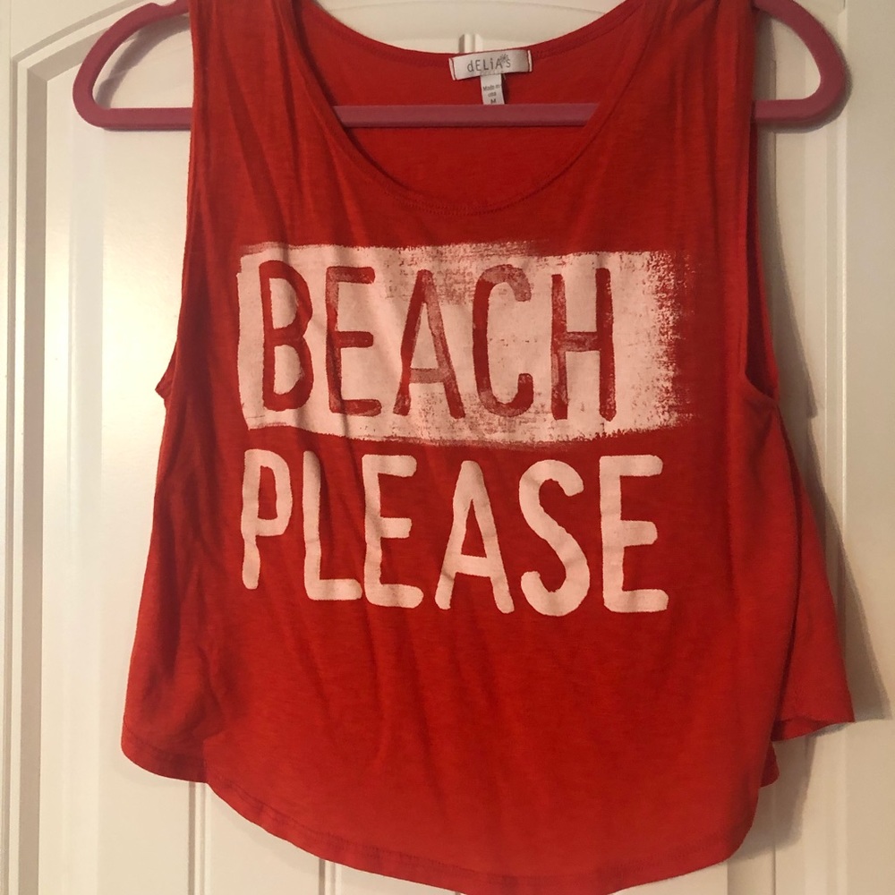 Summer vacation crop top